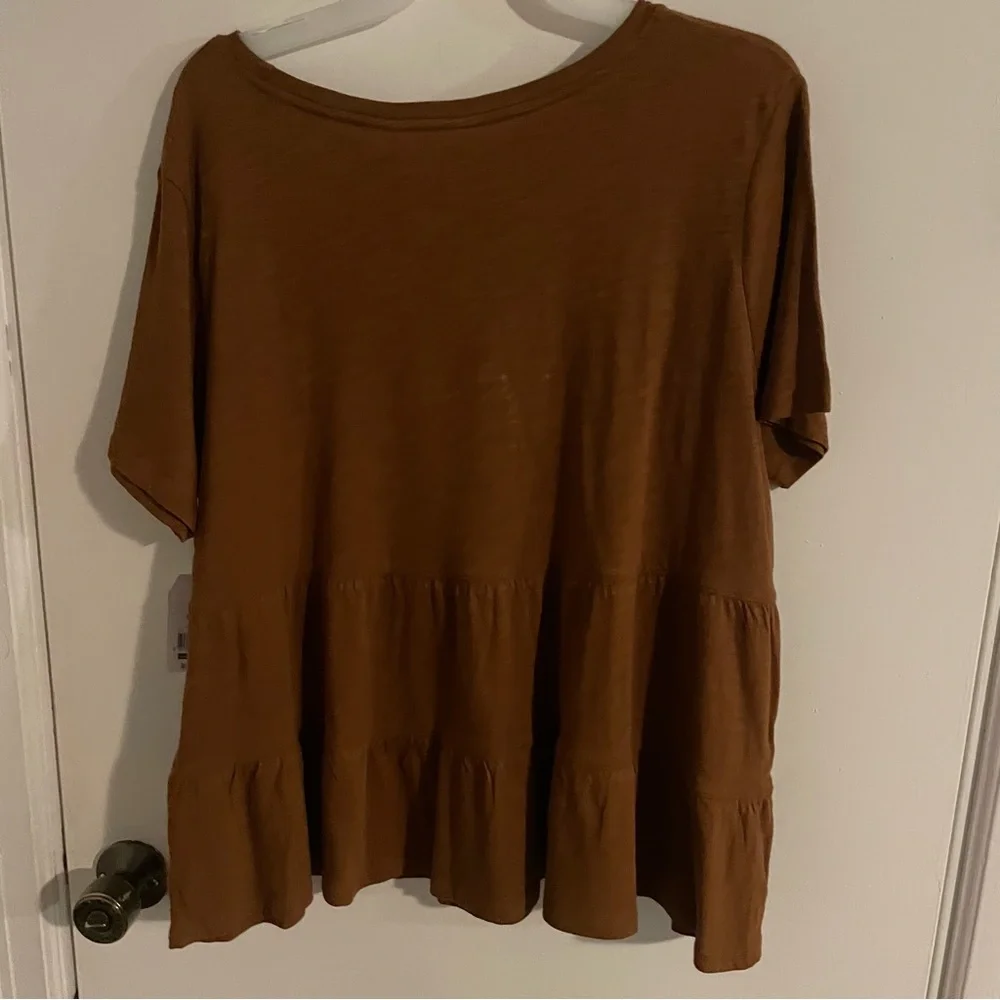 New Womens Peplum Top - Picture 4 of 5